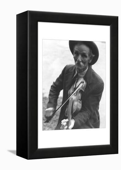 Fiddlin' Bill Henseley, Mountain Fiddler-Ben Shahn-Framed Stretched Canvas