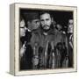 Fidel Castro arrives at Washington airport, 1959-Warren K. Leffler-Framed Premier Image Canvas