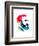 Fidel Castro Watercolor-Lora Feldman-Framed Art Print