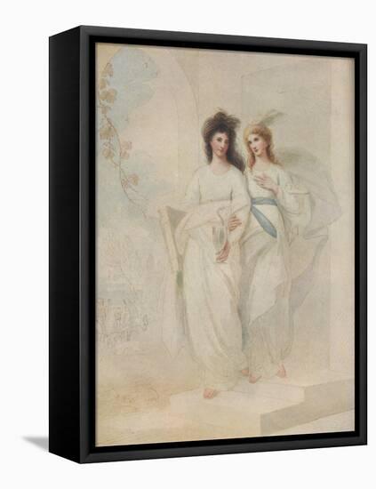 'Fidelia and Speranza', 1784-Benjamin West-Framed Premier Image Canvas