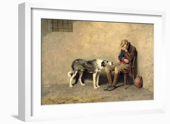 Fidelity, 1869-Briton Rivière-Framed Premium Giclee Print