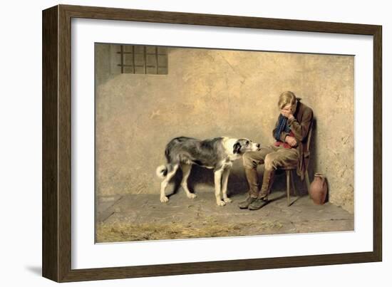 Fidelity, 1869-Briton Rivière-Framed Giclee Print