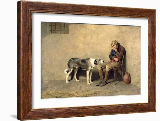 Fidelity, 1869-Briton Rivière-Framed Giclee Print