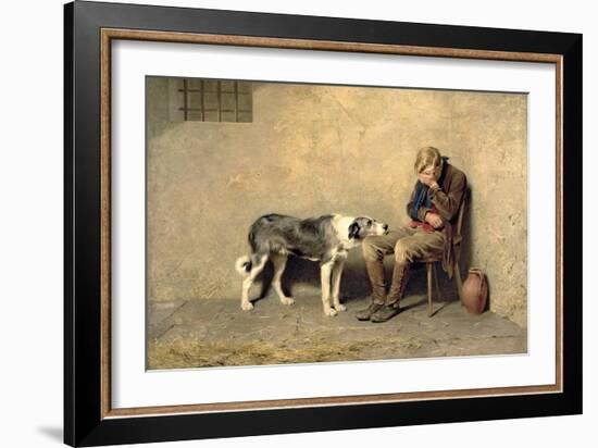 Fidelity, 1869-Briton Rivière-Framed Giclee Print