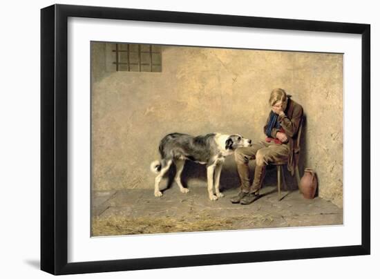 Fidelity, 1869-Briton Rivière-Framed Giclee Print