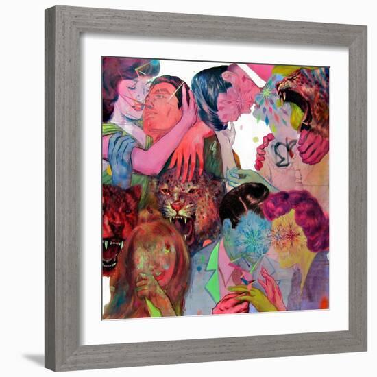 Fie Boys and Five Girls-Shark Toof-Framed Art Print