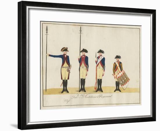 Field Artillery Regiment, C.1784-J. H. Carl-Framed Giclee Print