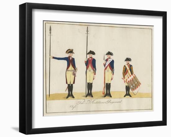 Field Artillery Regiment, C.1784-J. H. Carl-Framed Giclee Print