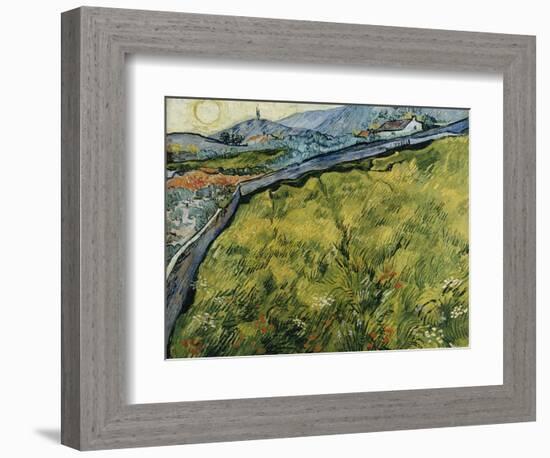 Field at Sunrise, 1890-Vincent van Gogh-Framed Giclee Print