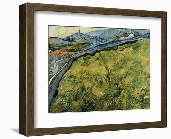 Field at Sunrise, 1890-Vincent van Gogh-Framed Giclee Print