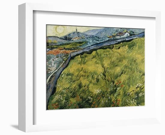 Field at Sunrise, 1890-Vincent van Gogh-Framed Giclee Print