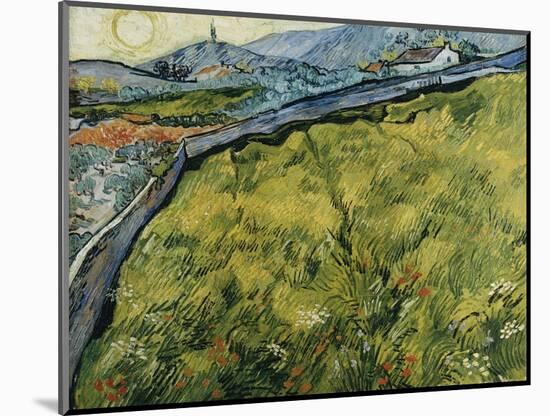 Field at Sunrise, 1890-Vincent van Gogh-Mounted Giclee Print