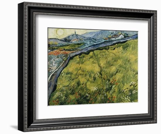 Field at Sunrise, 1890-Vincent van Gogh-Framed Giclee Print