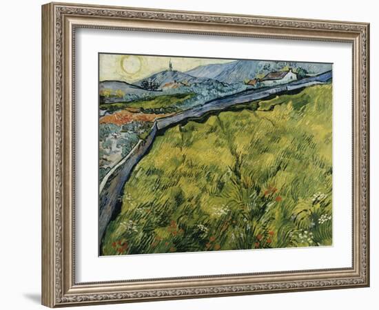 Field at Sunrise, 1890-Vincent van Gogh-Framed Giclee Print