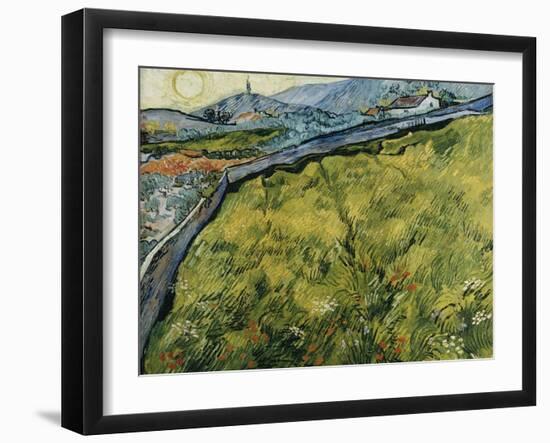 Field at Sunrise, 1890-Vincent van Gogh-Framed Giclee Print