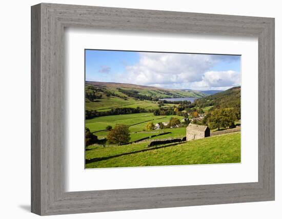 Field Barn Above Wath in Nidderdale-Mark Sunderland-Framed Photographic Print