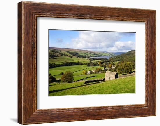 Field Barn Above Wath in Nidderdale-Mark Sunderland-Framed Photographic Print