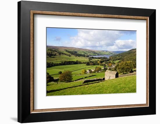 Field Barn Above Wath in Nidderdale-Mark Sunderland-Framed Photographic Print