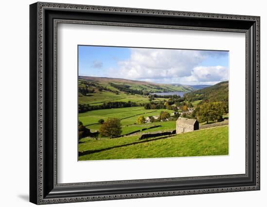 Field Barn Above Wath in Nidderdale-Mark Sunderland-Framed Photographic Print