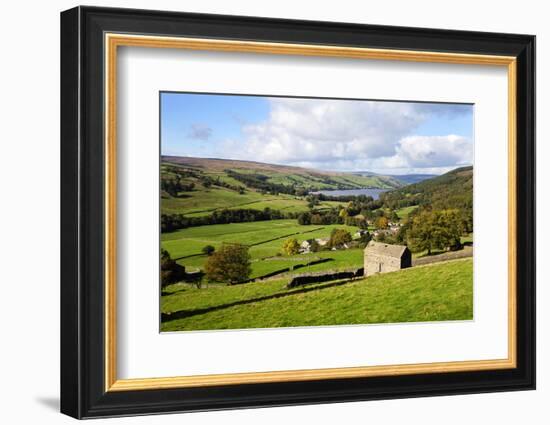 Field Barn Above Wath in Nidderdale-Mark Sunderland-Framed Photographic Print