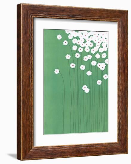 Field Daisies-Takashi Sakai-Framed Art Print