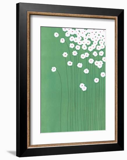 Field Daisies-Takashi Sakai-Framed Art Print