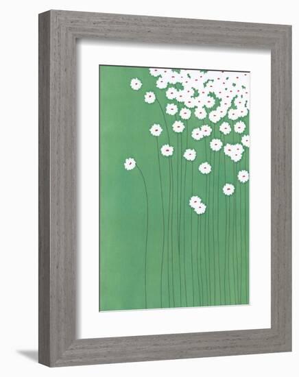 Field Daisies-Takashi Sakai-Framed Art Print