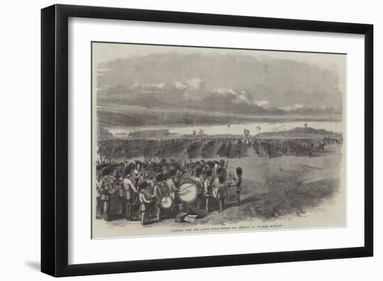 Field-Day with the London Rifle Brigade and Regulars at Chatham-Frederick John Skill-Framed Giclee Print