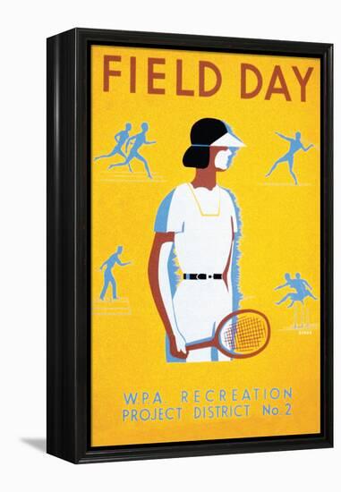 Field Day-null-Framed Stretched Canvas