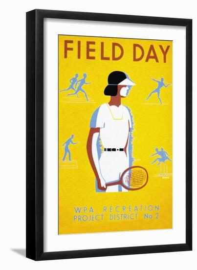 Field Day-null-Framed Premium Giclee Print