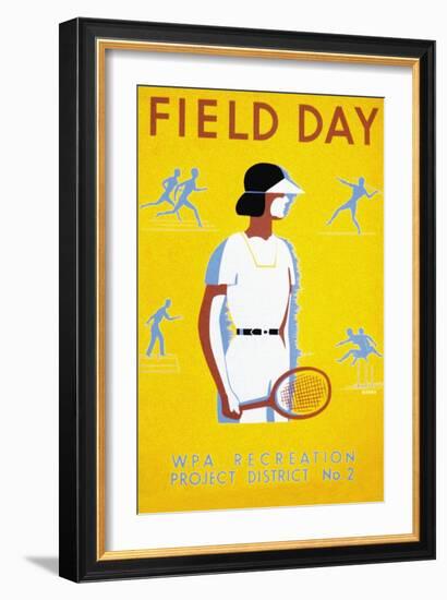 Field Day-null-Framed Premium Giclee Print