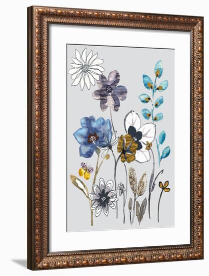 Field Flowers I-Sandra Jacobs-Framed Art Print