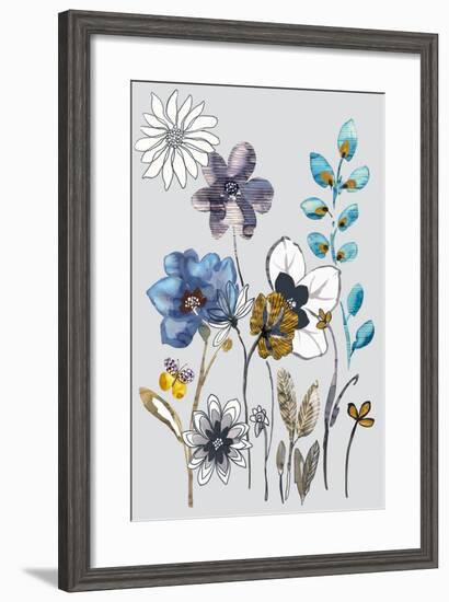 Field Flowers I-Sandra Jacobs-Framed Art Print
