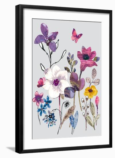 Field Flowers II-Sandra Jacobs-Framed Art Print