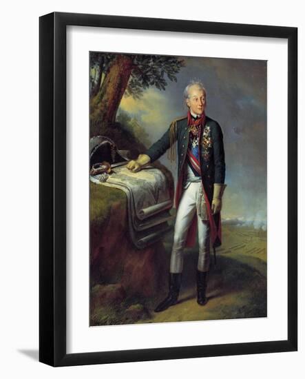 Field Marshal Generalissimo Prince Alexander Suvorov, Russian Soldier-Charles Auguste Guillaume Steuben-Framed Giclee Print