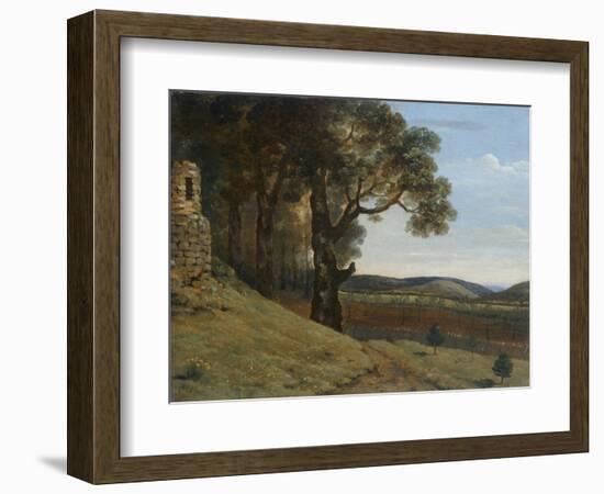 Field near Pencerrig, 1776 (Oil on Paper)-Thomas Jones-Framed Giclee Print