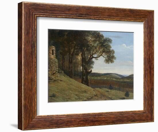 Field near Pencerrig, 1776 (Oil on Paper)-Thomas Jones-Framed Giclee Print