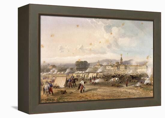 Field of African Hunters in Novara in 1859-Carlo Dolci-Framed Premier Image Canvas