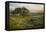 Field of Arrowleaf Balsamroot, Lupine and an Oak Tree at Columbia Hills State Park, Mt. Hood-Gary Luhm-Framed Premier Image Canvas