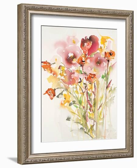 Field of Bloom 1-Karin Johannesson-Framed Art Print