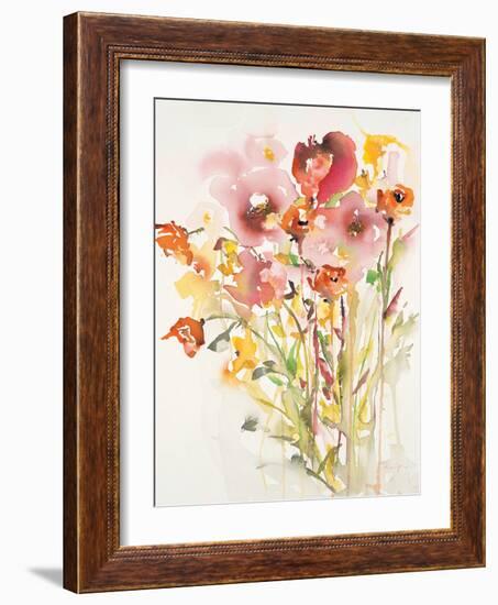 Field of Bloom 1-Karin Johannesson-Framed Art Print