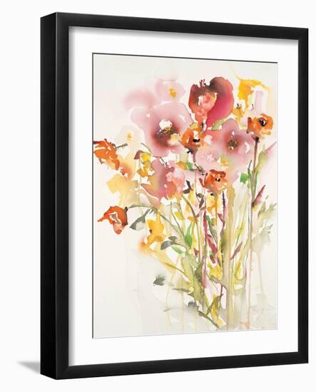 Field of Bloom 1-Karin Johannesson-Framed Art Print
