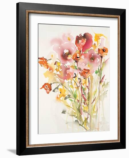 Field of Bloom 1-Karin Johannesson-Framed Art Print