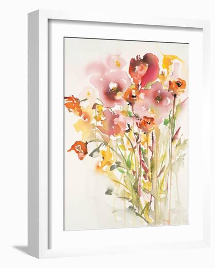 Field of Bloom 1-Karin Johannesson-Framed Art Print