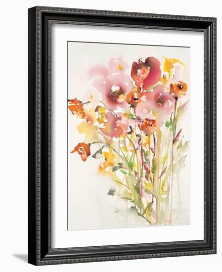 Field of Bloom 1-Karin Johannesson-Framed Art Print