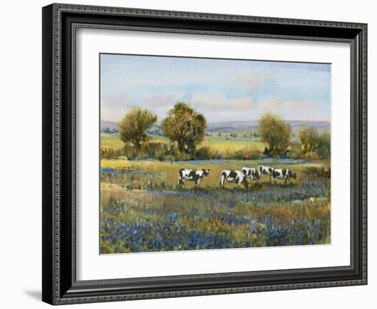 Field of Cattle I-Tim O'toole-Framed Art Print