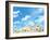 Field of Daisy Flowers against Blue Sky-Liang Zhang-Framed Photographic Print