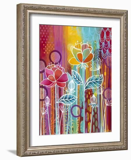 Field of Flowers-Carla Bank-Framed Giclee Print