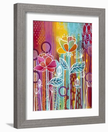 Field of Flowers-Carla Bank-Framed Giclee Print