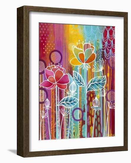 Field of Flowers-Carla Bank-Framed Giclee Print